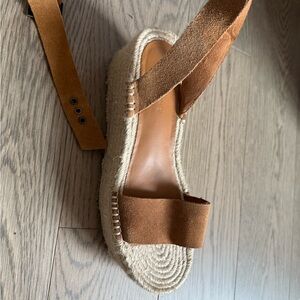 Pull&Bear Tan Espadrille Flats
